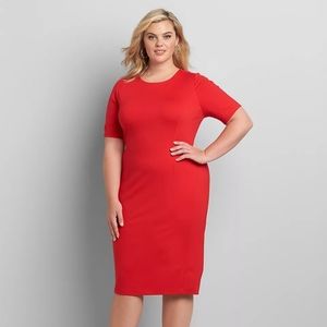 NWT Elbow-Sleeve Sheath Dress Dress